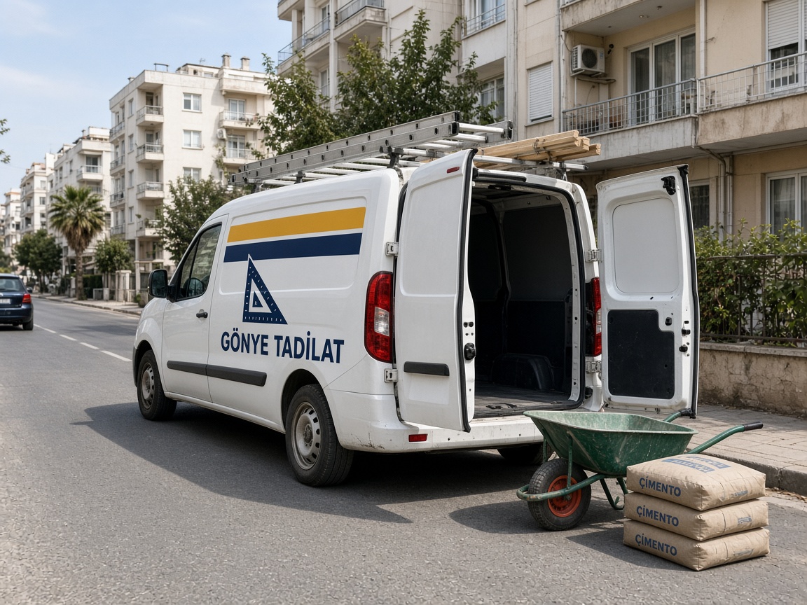 İzmir Tadilat Gönye Tadilat iş aracı